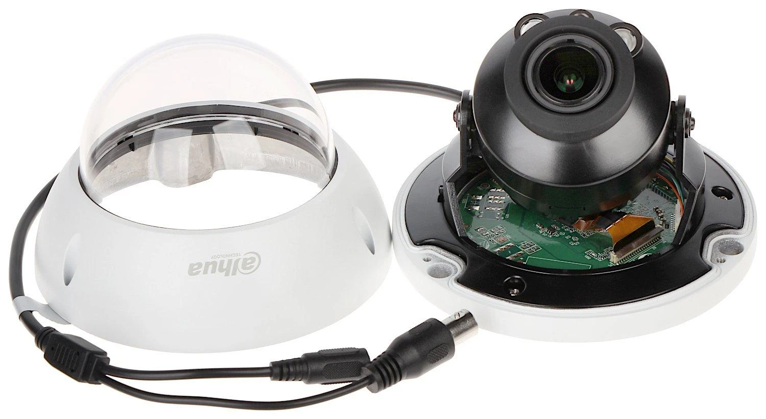 Dahua HD-CVI kupolinė kamera 5MP su IR iki 30m. 2.7~12mm 98°~34°, IP67, IK10, Lite serija