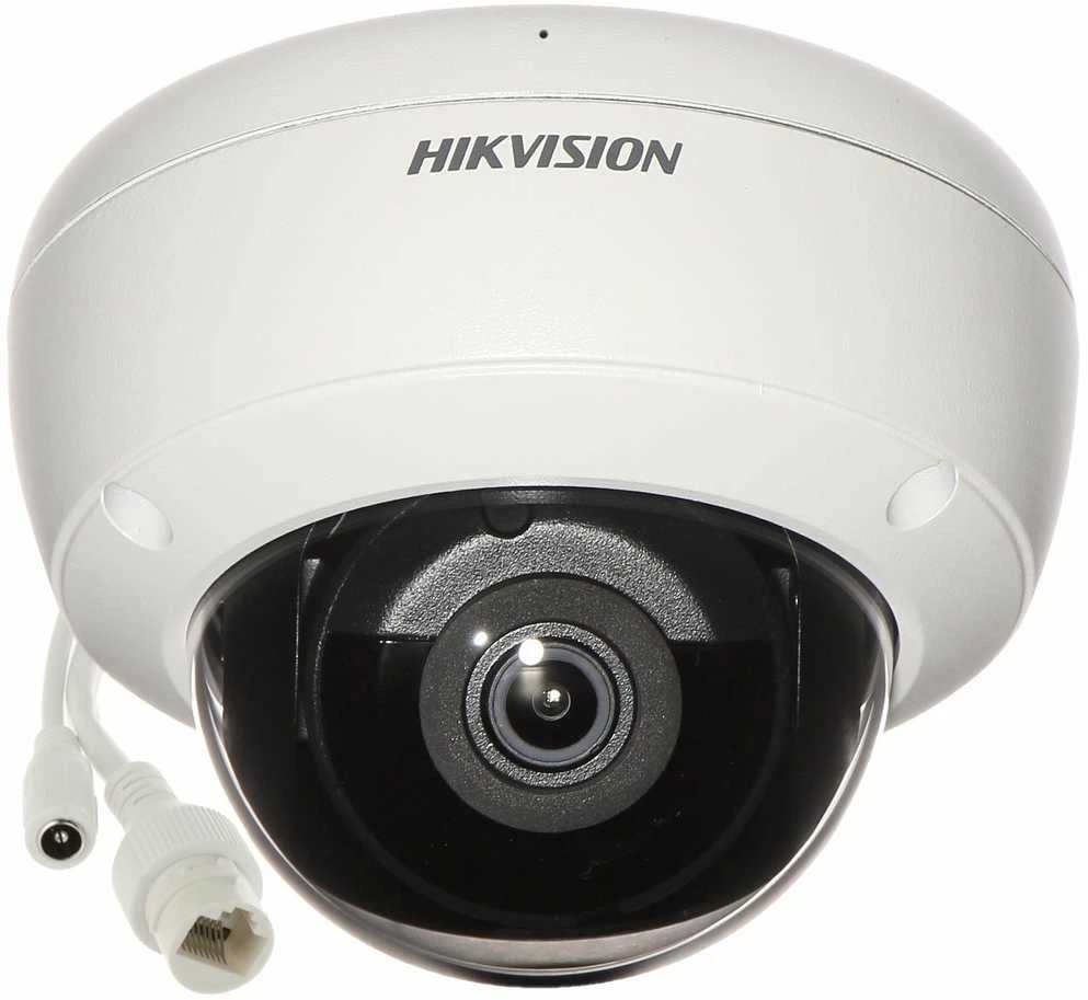 Hikvision kupolas DS-2CD2143G2-IU F2.8 (balta, 4 MP, 30 m. IR, AcuSense)