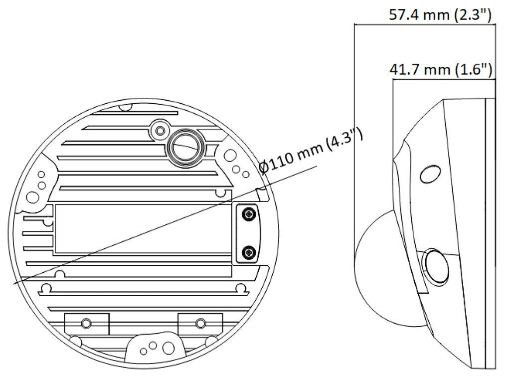 ANTIVANDALINĖ IP KAMERA DS-2CD2546G2-IS(2.8MM)(C)(Juodas) ACUSENSE - 4 Mpx Hikvision