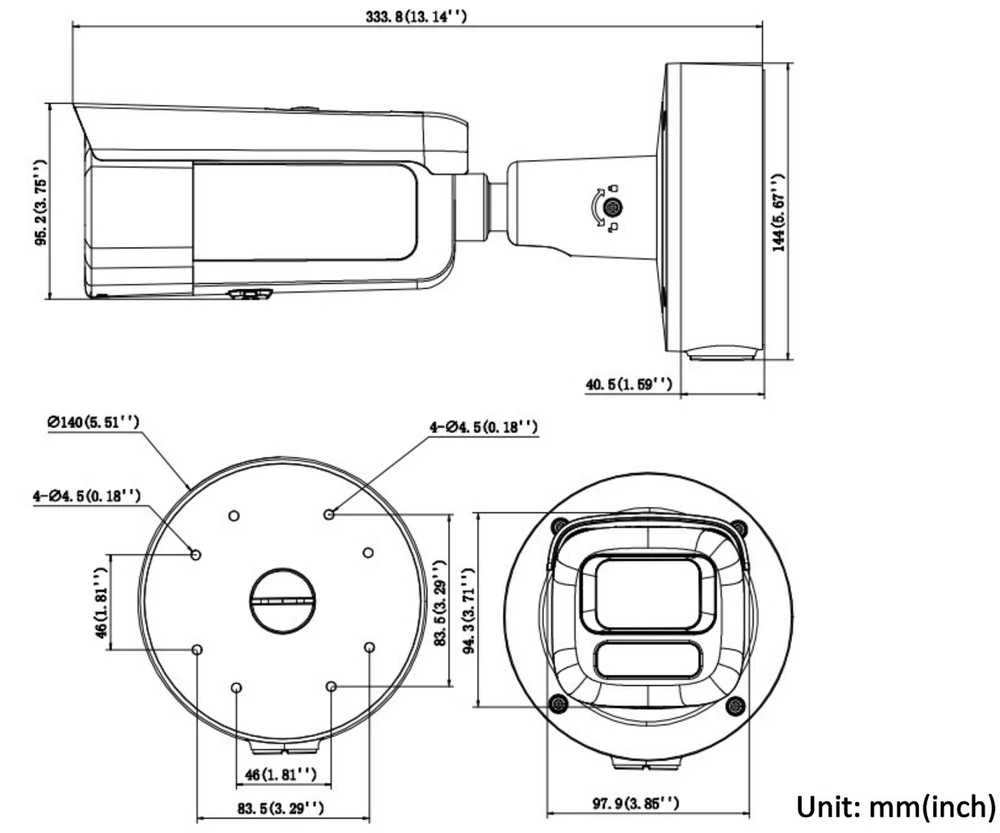 ANTIVANDALINĖ IP KAMERA DS-2CD2647G3-LIZSY(2.8-12MM) Išmanusis hibridinis apšvietimas ColorVu 3.0 - 4 Mpx - MOTOZOOM Hikvision