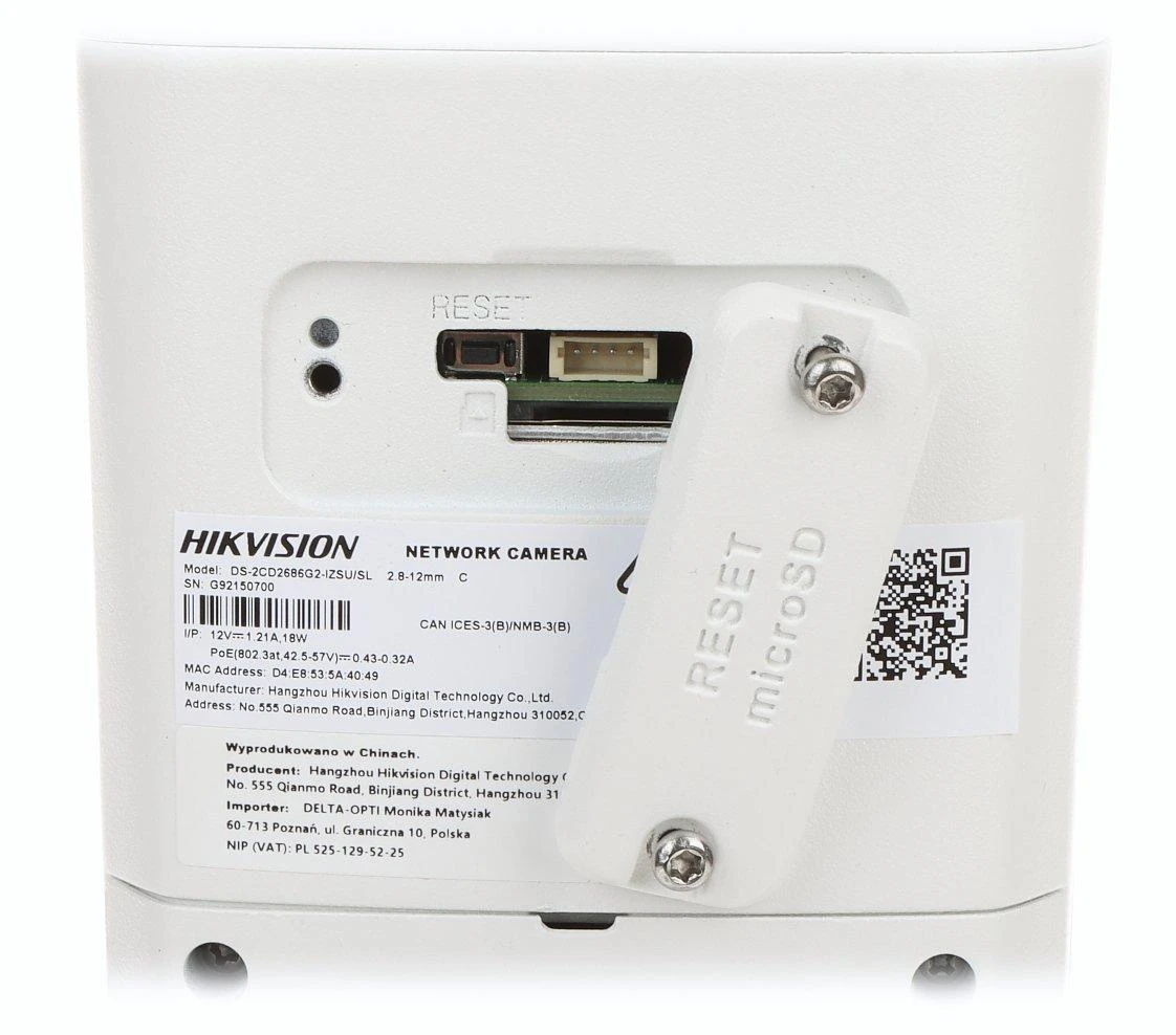 ANTIVANDALINĖ IP KAMEROS DS-2CD2686G2-IZSU/SL(2.8-12MM)(C) - 8.3 Mpx - MOTOZOOM Hikvision