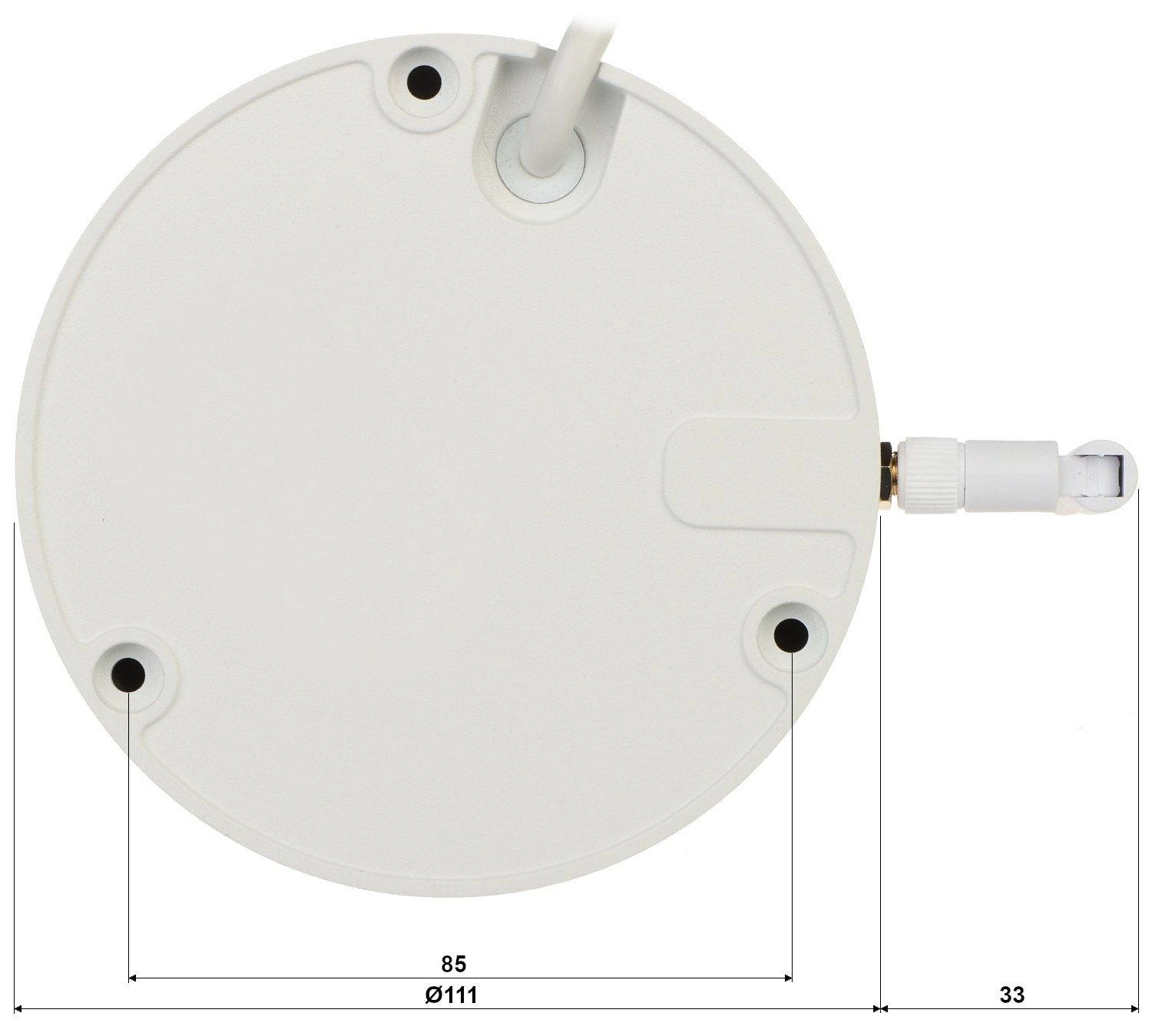 ANTIVANDALINĖ IP KAMERA IPC-HDBW1230DE-SW-0280B Wi-Fi - 1080p 2.8 mm DAHUA