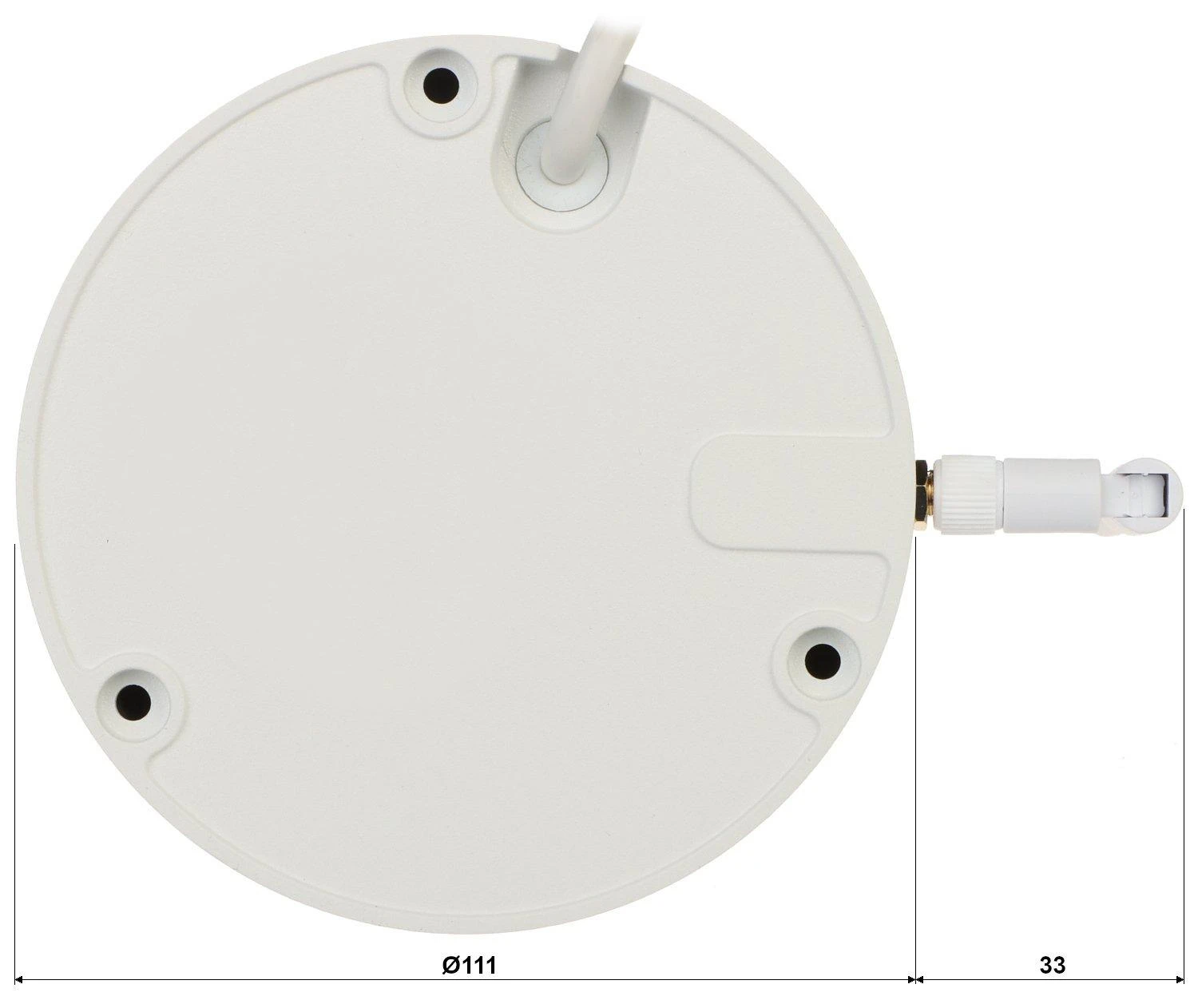 ANTIVANDALINĖ IP KAMERA IPC-HDBW1230DE-SW-0360B Wi-Fi - 1080p 3,6 mm DAHUA