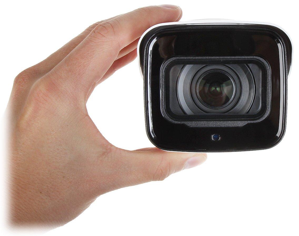 Dahua IP kam. AI 4M 2K cilindras. STARLIGHT + su LXIR iki 50 m, 4 MP (2688 × 1520) 1 ~ 25 kadrų per sekundę, 2,7–12 mm, H.265+, ePoE