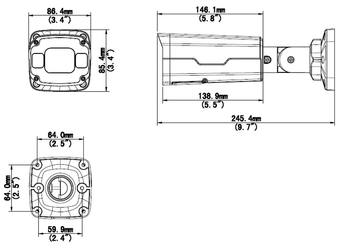 ANTIVANDALINĖ IP KAMERA IPC2328SB-DZK-I0 - 8,3 Mpx 2,8 ... 12 mm - MOTOZOOM UNIVIEW