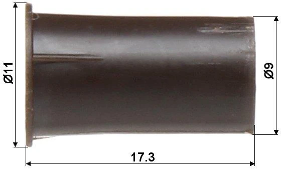 TST CILINDRINIS HERKONAS KN-04C-BR, RUDAS