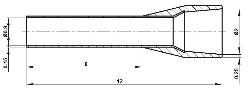 Opti LAIDŲ ĮVORĖ HI-0.34/8*P100