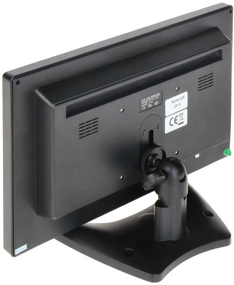 Vilux MONITORIUS VGA, HDMI, AUDIO, 2XVIDEO, USB, NUOTOLINIS PULTELIS TFT-12/CCTV 11.6 "