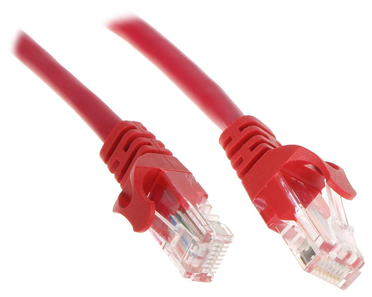 TST Masyvas PATCHCORD RJ45/0.5-Raudonas 0.5m