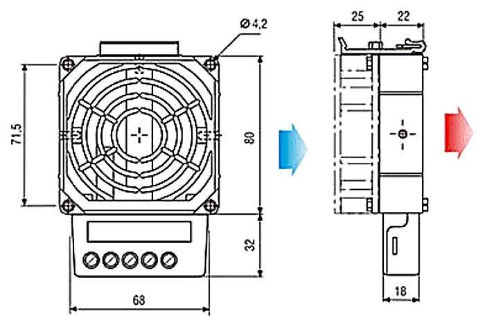 TST ŠILDYMO PŪSTUVAS HVL-031-150W