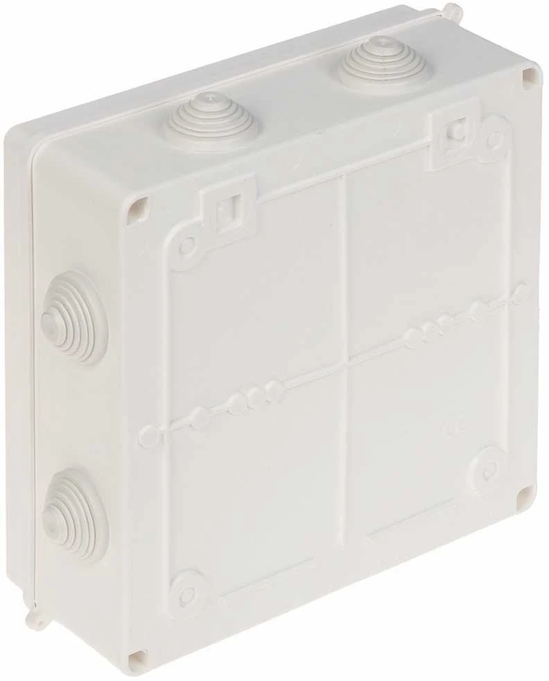 ATSIŠAKOJIMO DĖŽUTĖ SU RIEBOKŠLIAIS LUX-196X196/EPN IP55 Elektro-Plast
