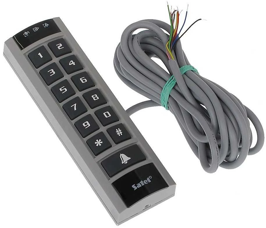 SAL ATSTUMINIŲ KORTELIŲ SKAITYTUVAS SU KLAVIATŪRA PK-01 SATEL