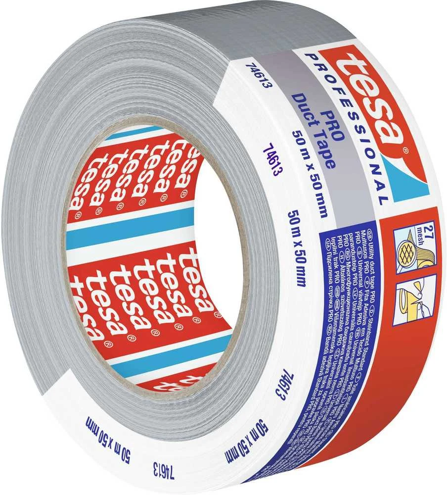Audinio juosta TESA STANDART (pilka) 25m x 50mm 74613-00003-15