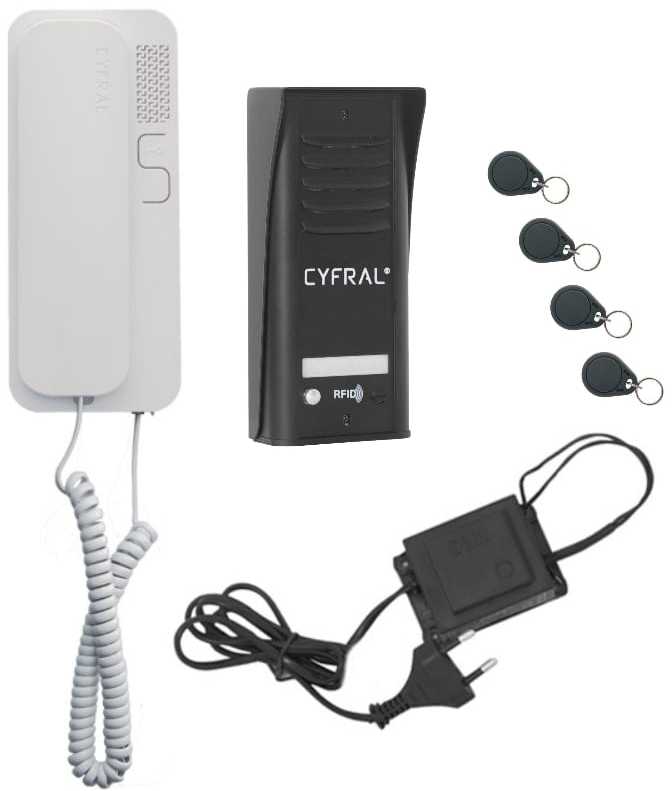 Orno Audio telefonspynės komplektas CYFRAL COSMO R-1 juodas