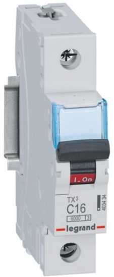 Automatinis jungiklis Legrand S301 TX3 403434 (1P, 16A, 6kA, AC)