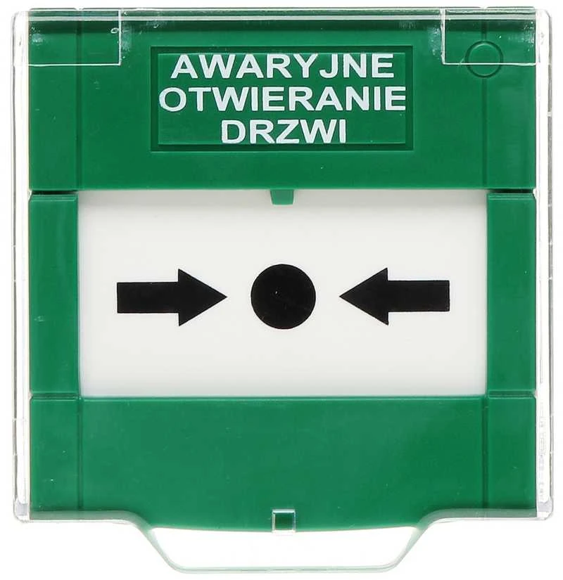 AVARINIO DURŲ ATIDARYMO MYGTUKAS ATLO-ERB-BP561 1 X NO/NC ATLO