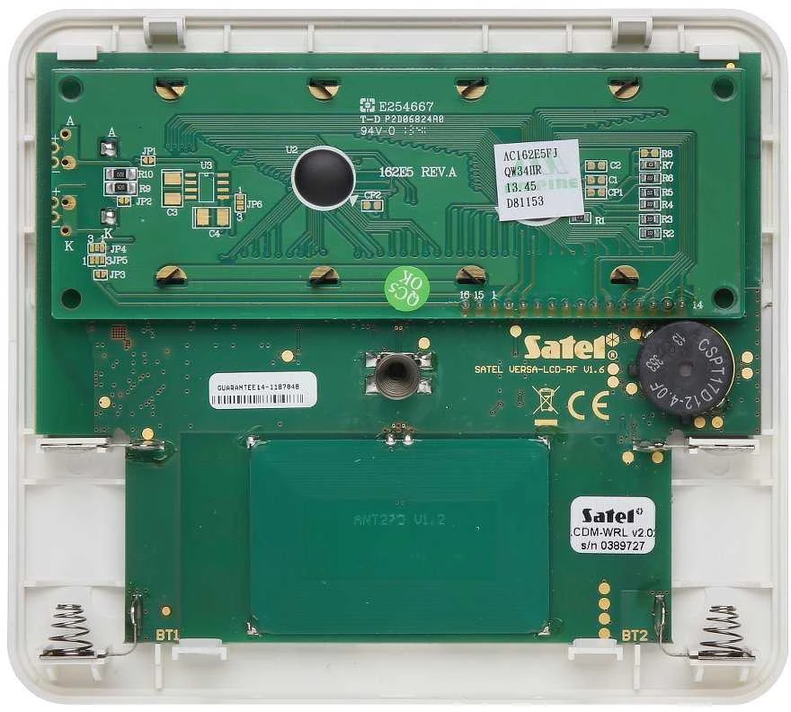 BELAIDĖ KLAVAITŪRA RFID VERSA-KWRL2 ABAX/ABAX2 SATEL