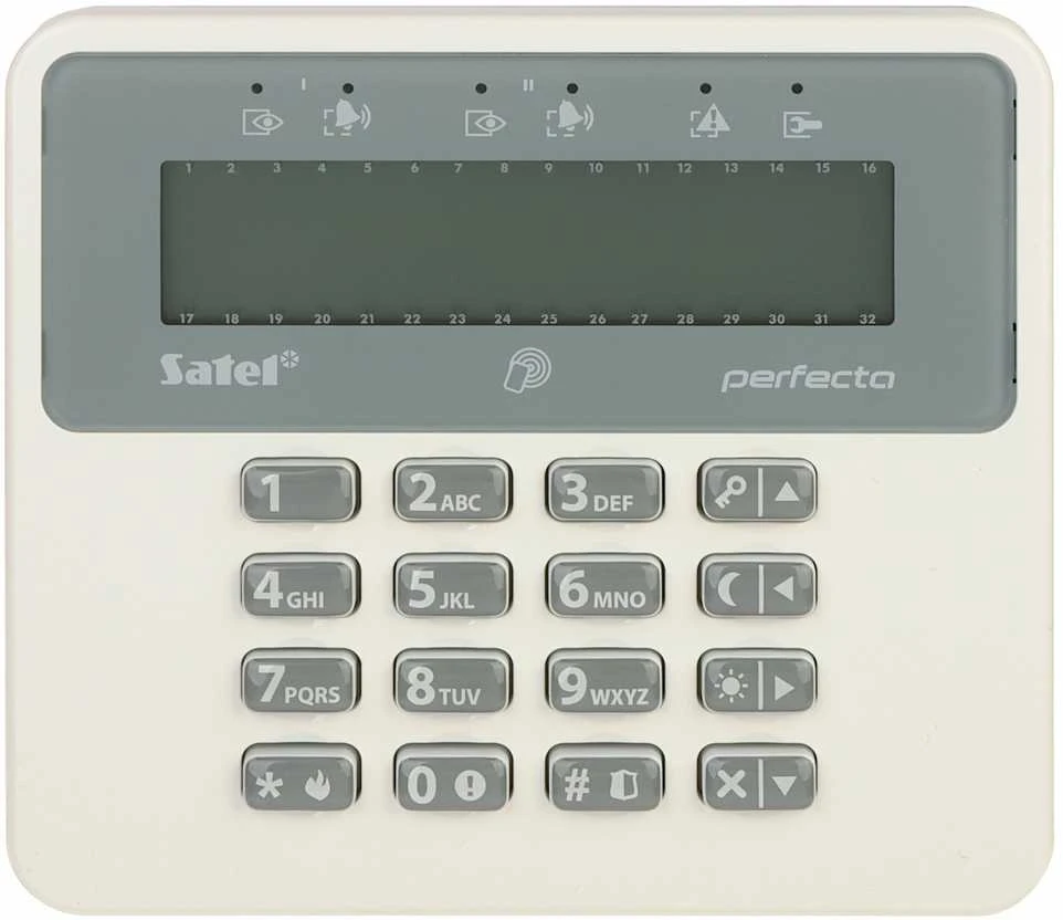 BELAIDĖ KLAVIATŪRA PRF-LCD-A2 ABAX2 SATEL