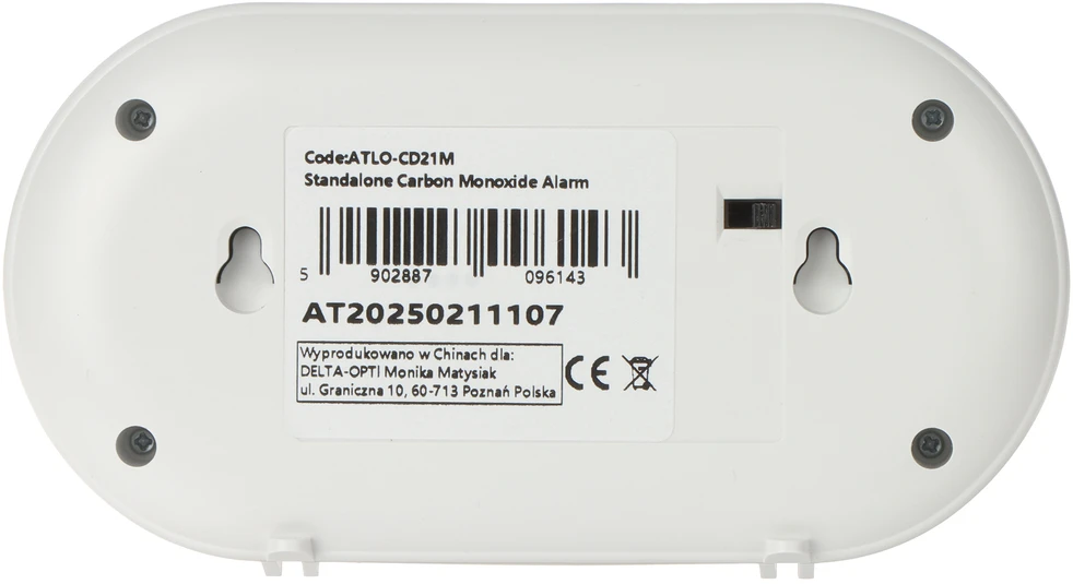 BELAIDIS ANGLIES MONOKSIDO DETEKTORIUS (ČADO) ATLO-CD21MF-RF ATLO