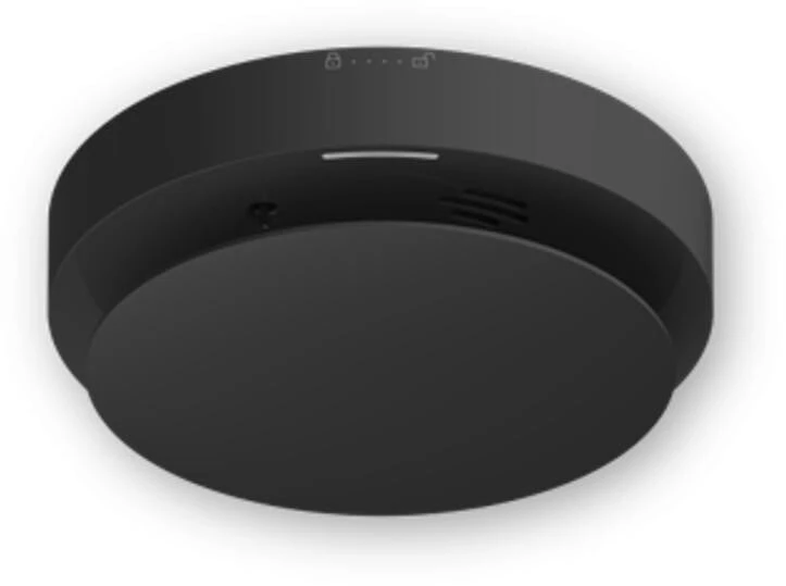 Belaidis dūmų ir karščio detektorius Hikvision AX PRO DS-PD451SMK-WE (juoda, 1200 m, 868 MHz)