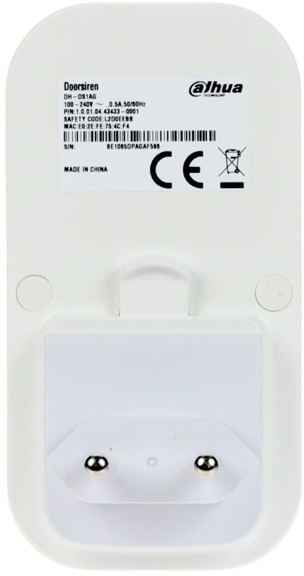 BELAIDIS DURŲ GONGAS DS1AG Wi-Fi 6, AC 230V DAHUA