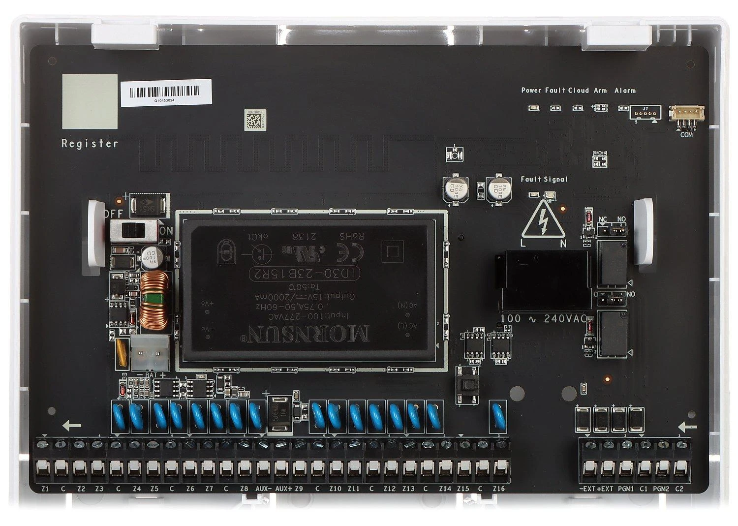 Hikvision kelių įvesčių siųstuvas DS-PM1-I16O2-WE AX PRO