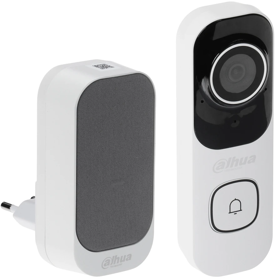 BELAIDIS VARPAS SU KAMERA + BELAIDIS GONGAS VDKP01-WG Wi-Fi 6, 4 Mpx DAHUA