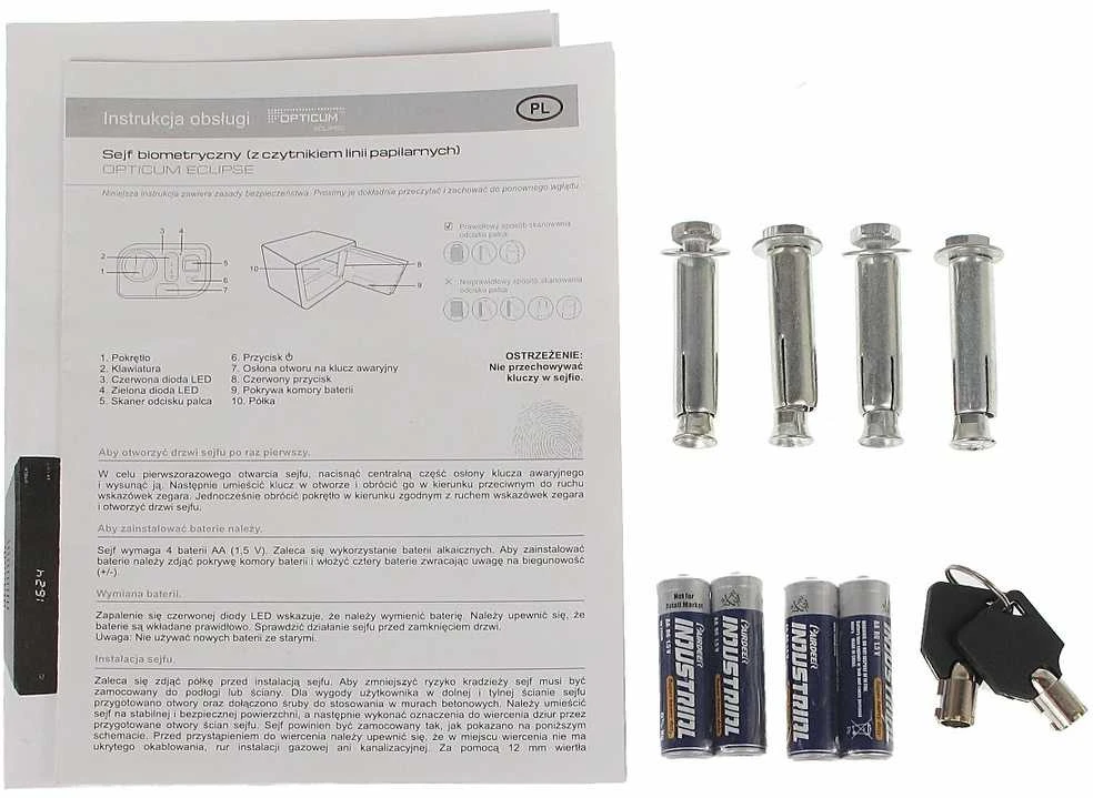 Opticum BIOMETRINIS SEIFAS OPTI-ECLIPSE