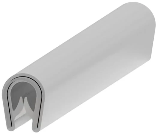 Briaunų apsauga BAKS TOZ14S (10 mm, 10 m, sidabrinė)