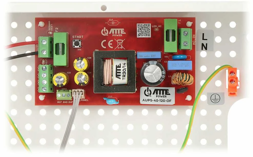 BUFERINIS IMPULSINIS MAITINIMO ADAPTERIS AUPS-40-120-E ATTE
