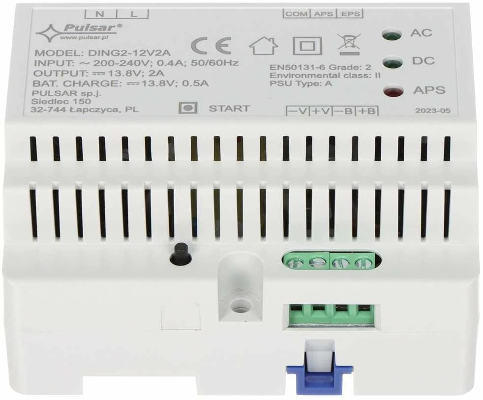 BUFERINIS IMPULSINIS MAITINIMO ADAPTERIS DING2-12V2A PULSAR