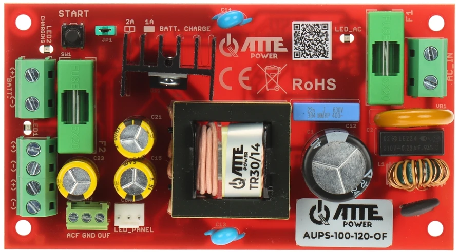 BUFERINIS IMPULSINIS MAITINIMO ADAPTERIS AUPS-100-120-OF ATTE