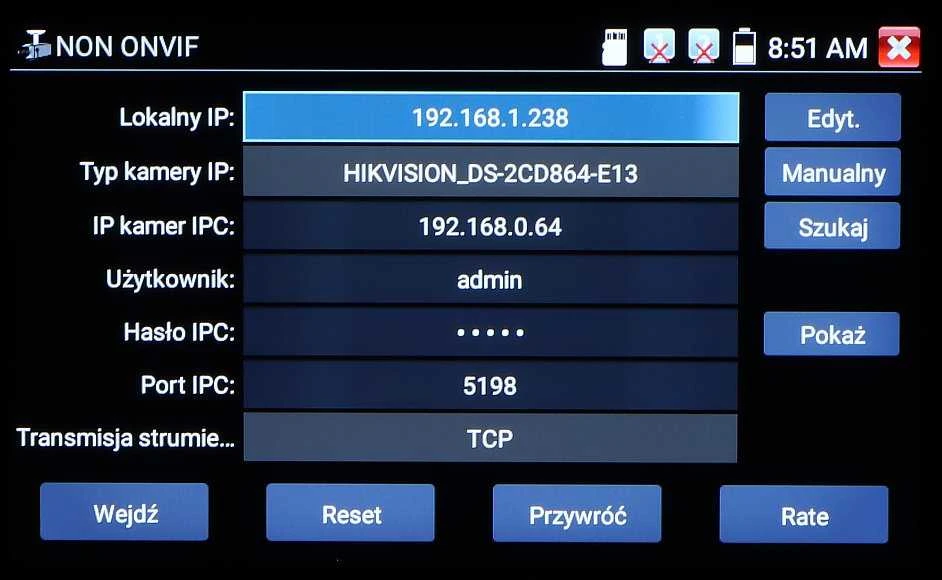 Opti CCTV DAUGIAFUNKCINIS TESTERIS CS-HB-30H