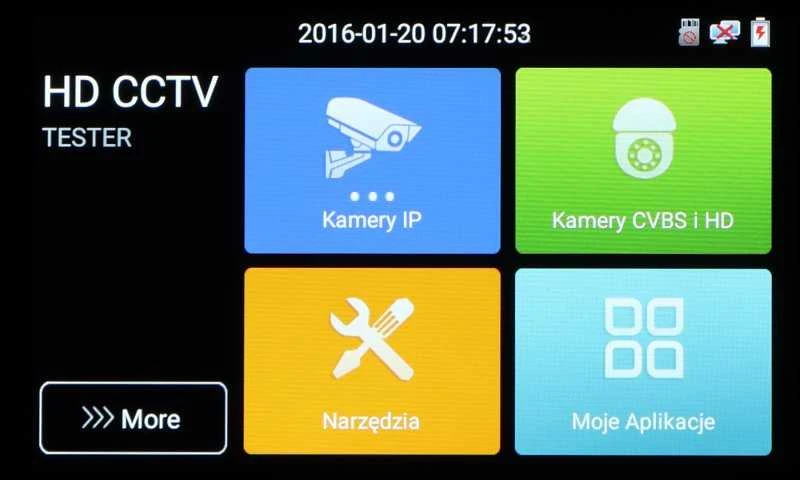 TST CCTV DAUGIAFUNKCINIS TESTERIS CS-HB-45W