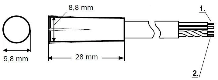 CILINDRINIS HERKONAS S-2-BR SATEL