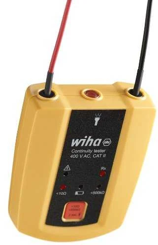 Tęstinumo testeris 400 V AC Wiha, Elektrikams
