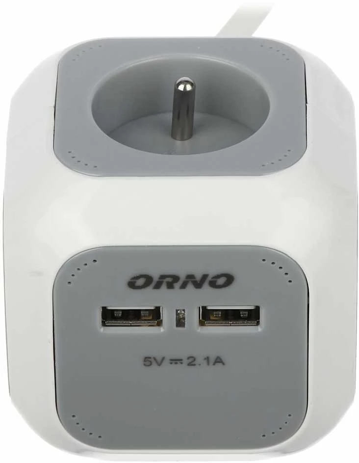 DAUGIALIZDIS LAIDO ILGIKLIS OR-AE-13144 (4 LIZDAI + 2 USB) ORNO