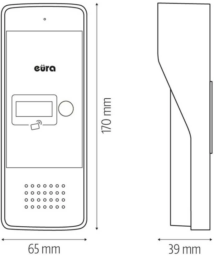DOMOFONAS ADP-25A3/B EURA