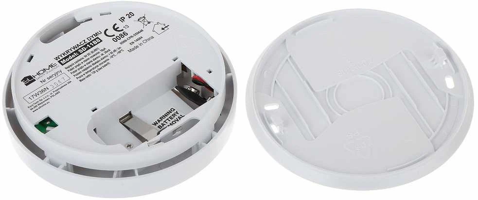Eura-tech EL Home SD-11B8 - optinis dūmų detektorius 9V