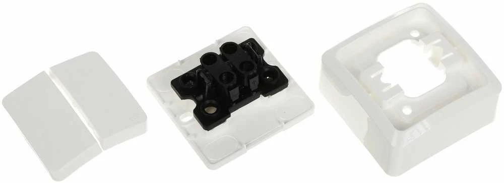 DVIGUBAS APŠVIESTAS JUNGIKLIS BERG/3711-00/EPN 250 V 10 A Elektro-Plast