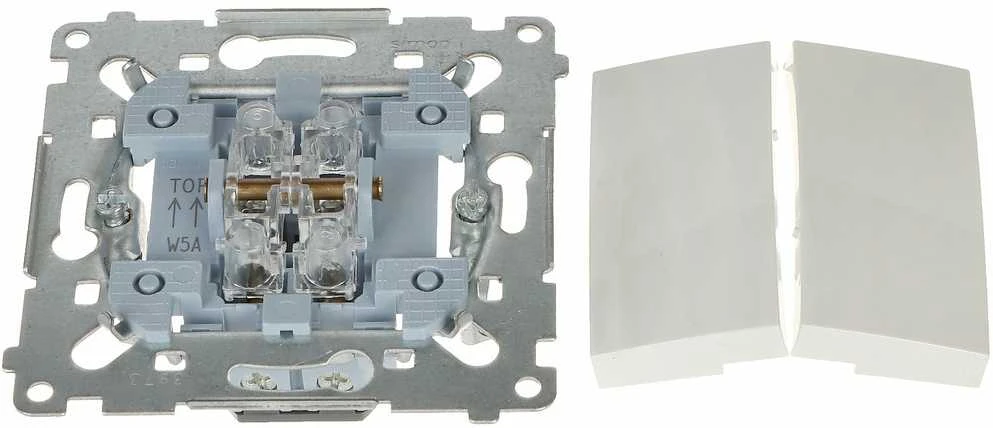 Kontak Simon DVIGUBAS APŠVIESTAS JUNGIKLIS DW5A.01/11-SIMON54 250 V 16 A