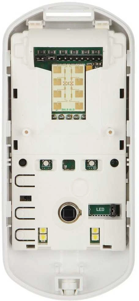 DVIGUBOS TECHNOLOGIJOS DETEKTORIUS: MIKROBANGŲ + PIR SLIM-DUAL-LUNA-PET SATEL