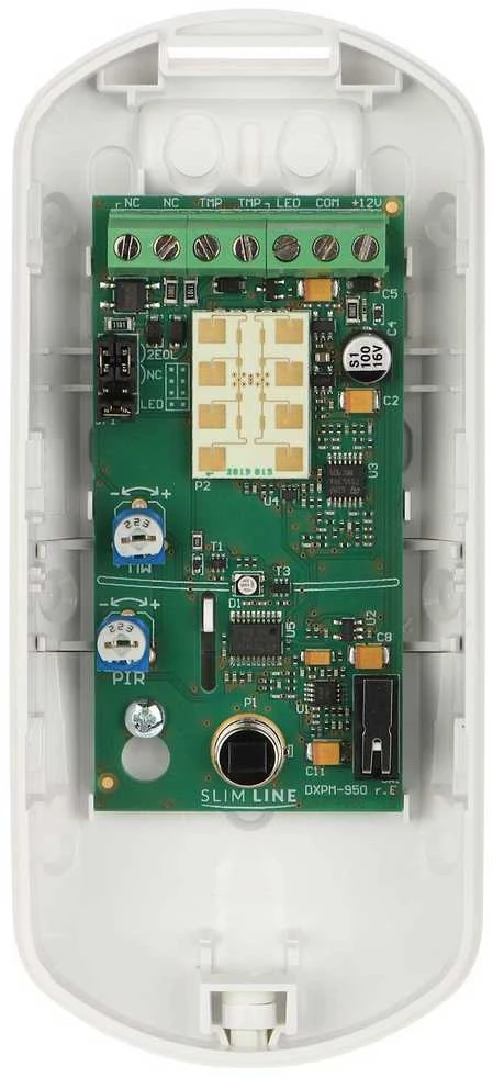 DVIGUBOS TECHNOLOGIJOS DETEKTORIUS: MIKROBANGŲ + PIR SLIM-DUAL-PET SATEL