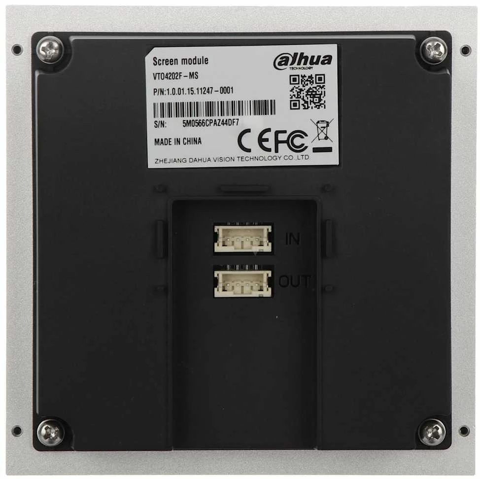 Dahua Technology Co Ekrano modulis skirtas modulinei sistemai VTO4202F-MS