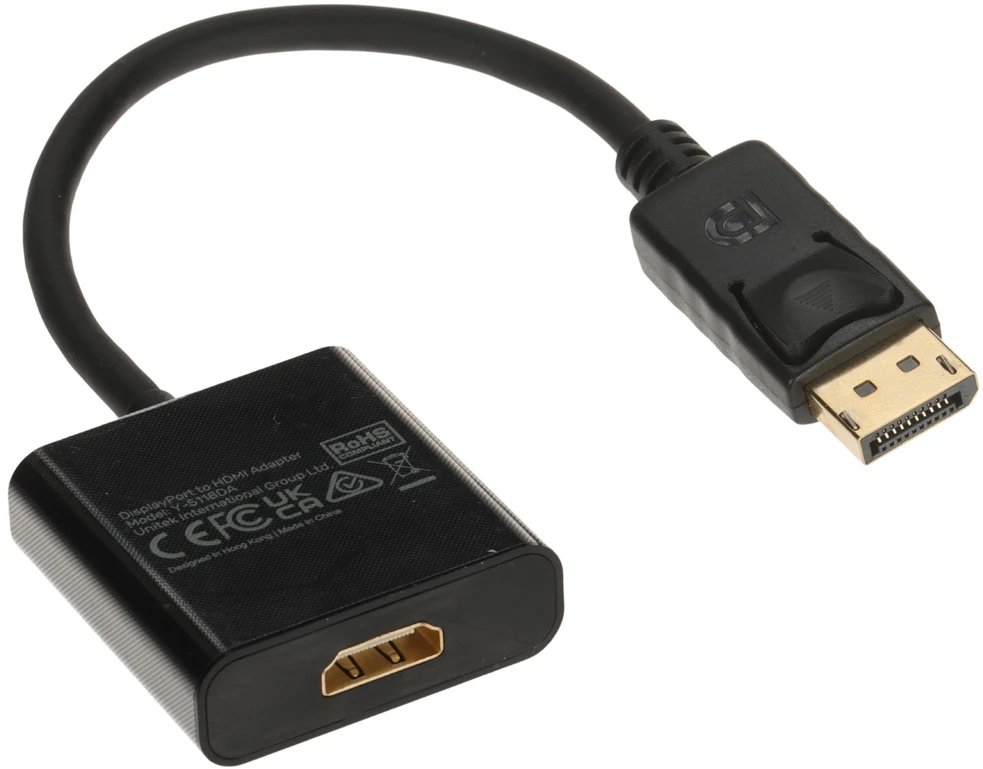UNITEK Y-5118DA Unitek adapteris DisplayPort prie HDMI, Y-5118DA