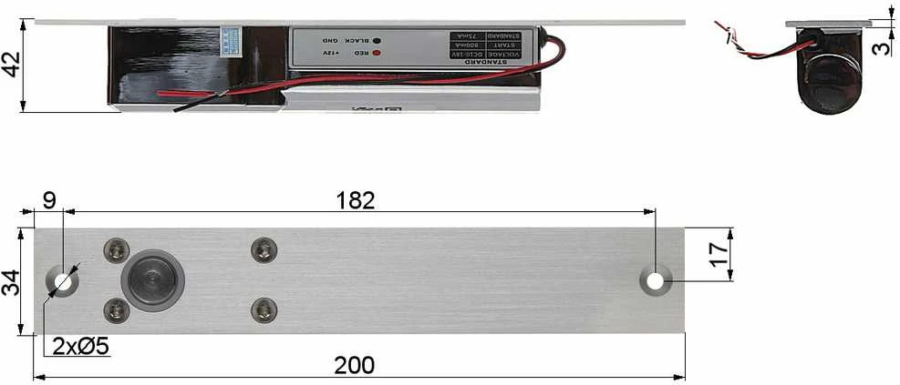 Opti ELEKTROMAGNETINĖ SKLENDĖ ATLO-EB-1 ATBULINĖS EIGOS