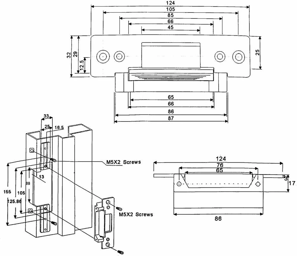 ELEKTROMAGNETINĖ UŽKABA ASF702 DAHUA