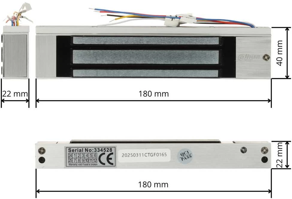 ELEKTROMAGNETINIS UŽRAKTAS ASF180A-V1 DAHUA
