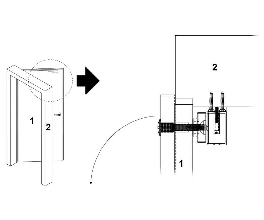 ELEKTROMAGNETINIS UŽRAKTAS ASF180A-V1 DAHUA