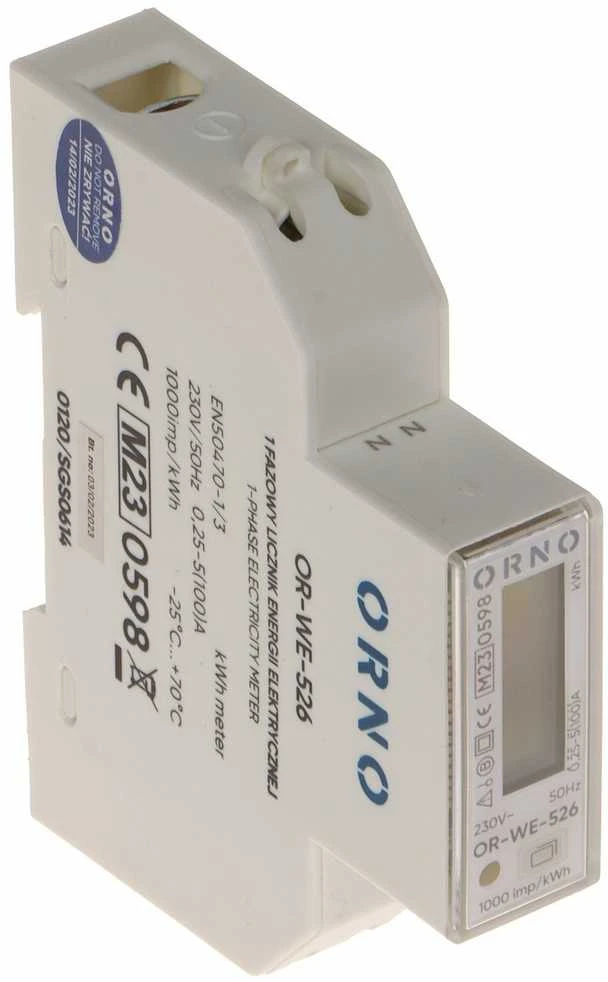 ELEKTROS ENERGIJOS SKAITIKLIS OR-WE-526 VIENFAZIS ORNO